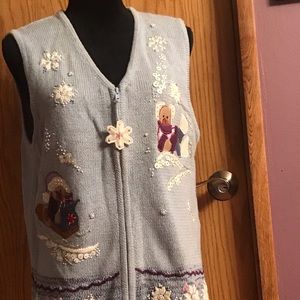 Holiday vest. Cute, playful vest.